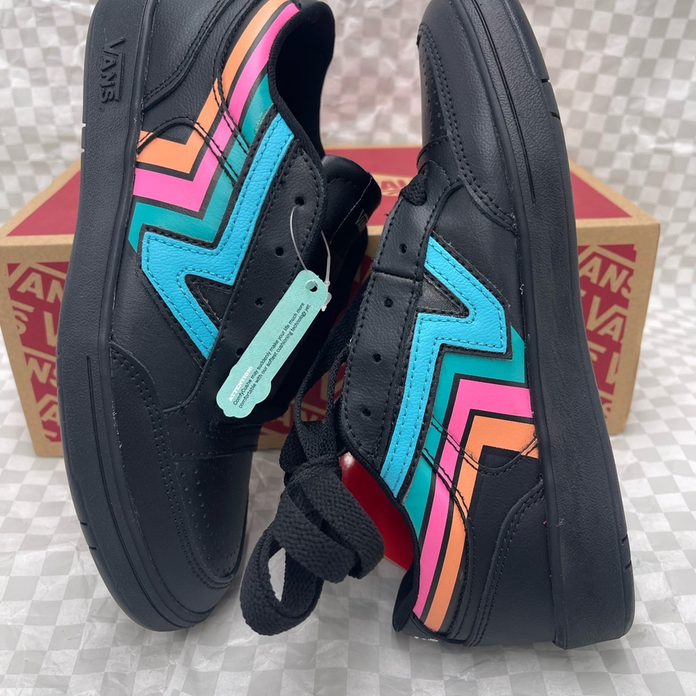 Vans Men’s Lowland Cc (Fader) Black/Multi Sneakers 
VN0A4TZY9OL - Picture 10 of 16